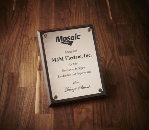 2010 Mosaic 'Bronze' Safety Award